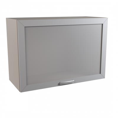Шкаф навесной (настенный) с откидной дверкой со стеклом, М-ШНОс-40 (Фаворит)