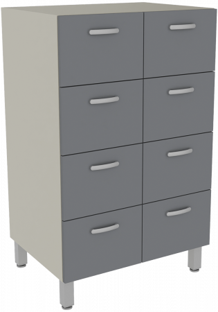 Шкаф архивный с 8-ю выдвижными ящиками (УДСП)