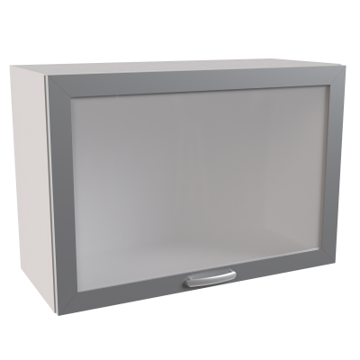 Шкаф медицинский навесной с откидной дверкой со стеклом М-ШНОс-40